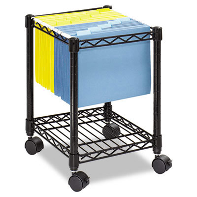 File Cabinets & Accessories; File Cabinet Type: Mobile File ; Color: Black ; Overall Height (Inch): 19.75 ; Overall Width (Inch): 15.5 ; Overall Depth (Inch): 14 ; Material: Steel