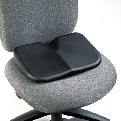 Safco. Softspot Seat Cushion, 15-1/2w x 10d x 3h, Black