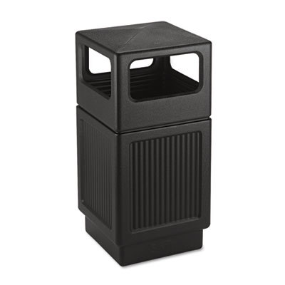 RECEPTACLE,SIDE,38GAL,BK