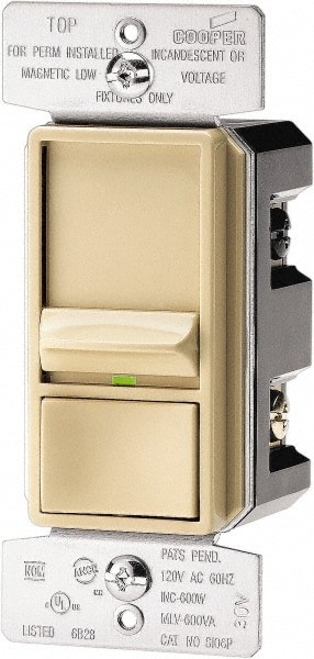 1 & 3 Pole, 120 VAC, Residential Grade Slide Switch Three Way Switch