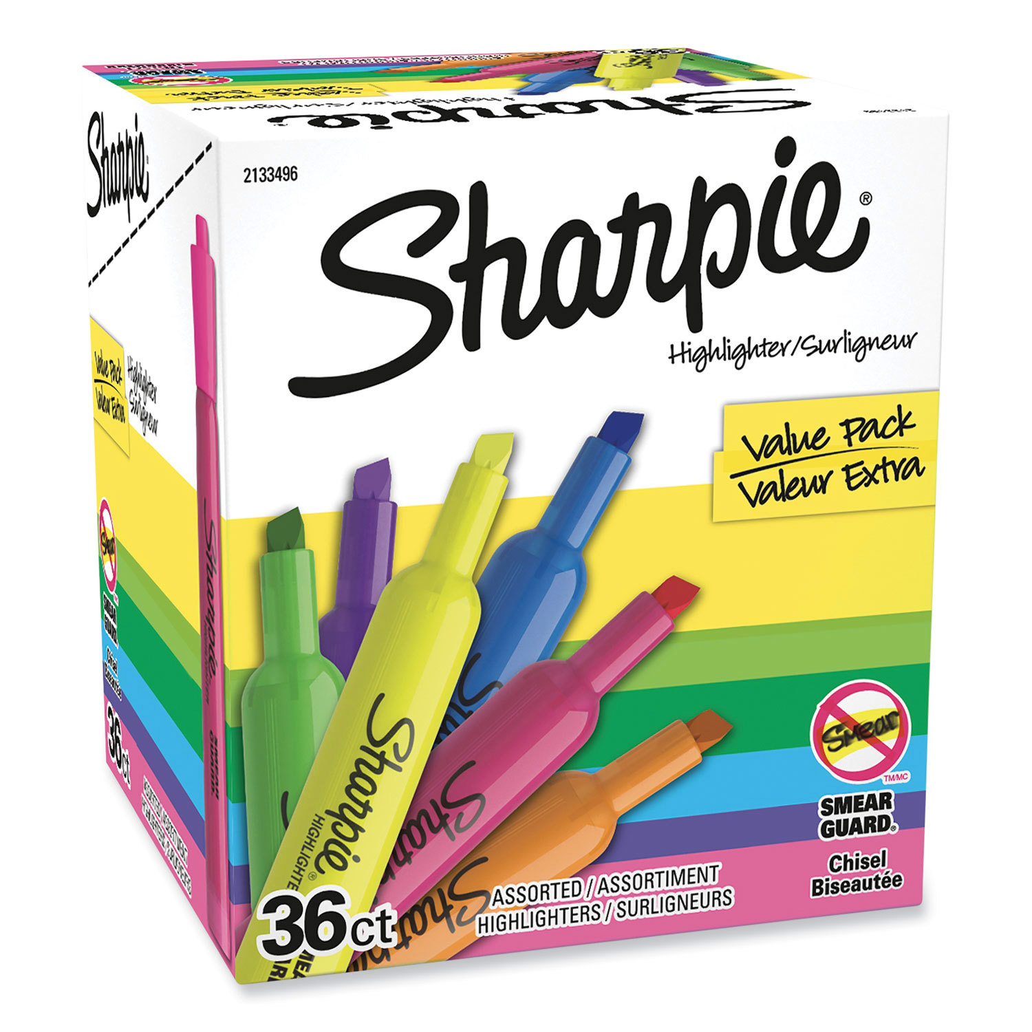 SHARPIE TANK ASSORTED 36CT