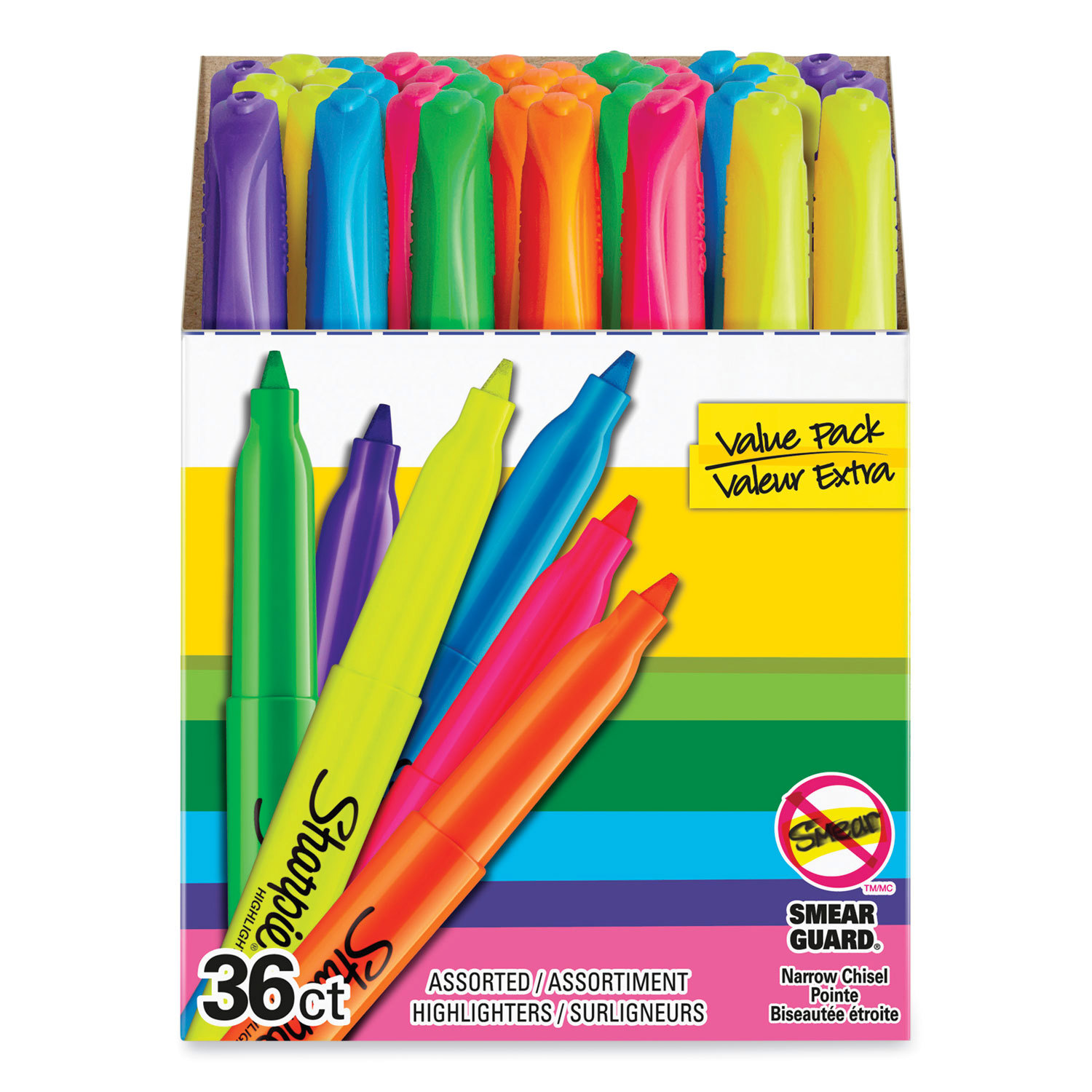 SHARPIE POCKET ASSORTED 36CT