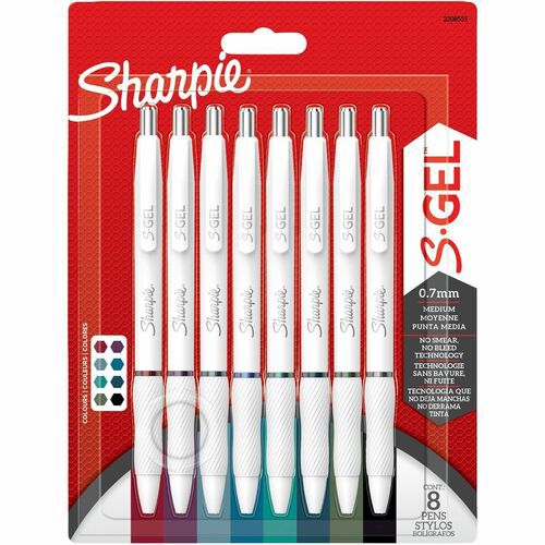 PEN,S-GEL,8PK,AST