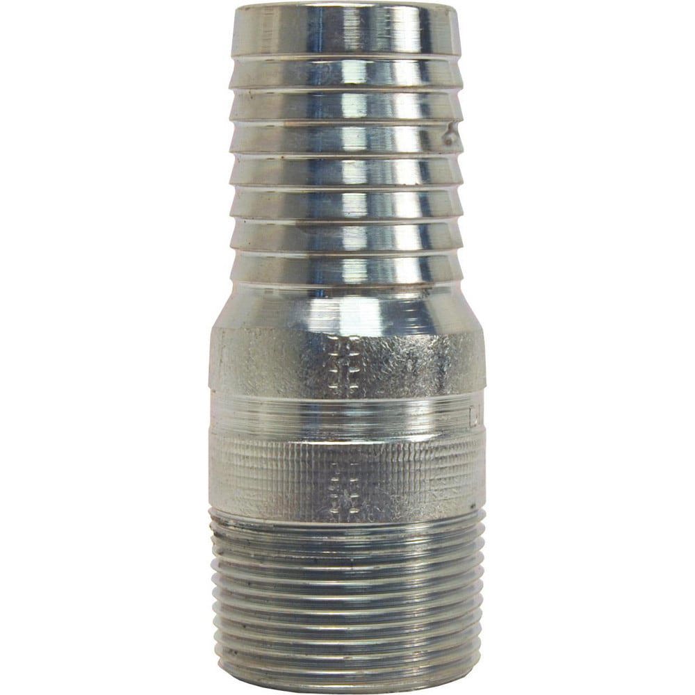 Combination Nipples For Hoses; Type: King Nipple ; Material: Plated Steel ; Thread Standard: Male NPT ; Thread Size: 1-1/2in ; Overall Length: 4.06in ; Epa Watersense Certified: No