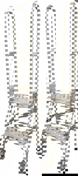 Steel Rolling Ladder: 2 Step
