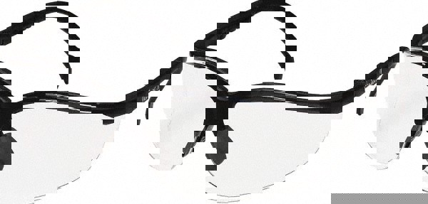 Safety Glass: Scratch-Resistant, Polycarbonate, Clear Lenses, Full-Framed, UV Protection