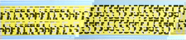 Number & Letter Label: 