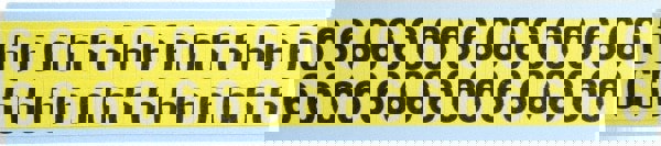 Number & Letter Label: 