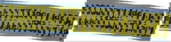 Number & Letter Label: 