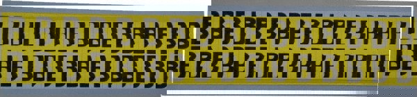 Number & Letter Label: 