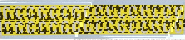 Number & Letter Label: 