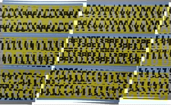 Number & Letter Label: 