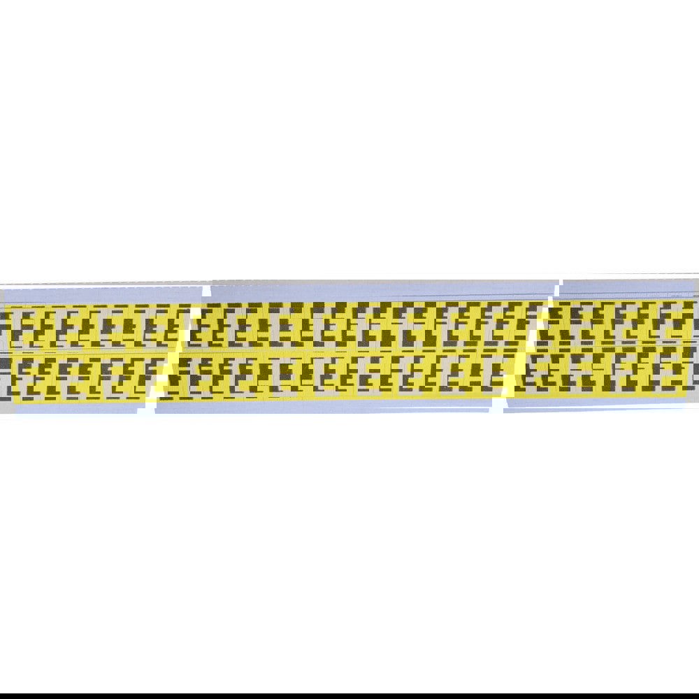 Number & Letter Label: 