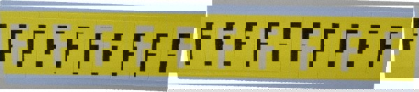 Number & Letter Label: 