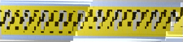 Number & Letter Label: 