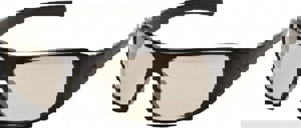 Safety Glasses: Scratch-Resistant, Polycarbonate, Black Lenses, N/A