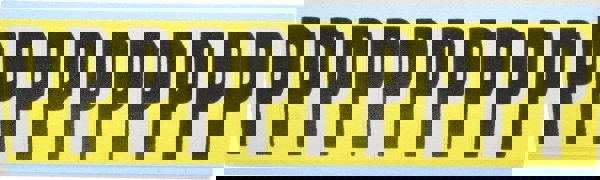 Number & Letter Label: 