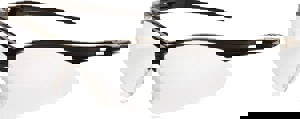 Safety Glass: Scratch-Resistant, Polycarbonate, Clear Lenses, Full-Framed, UV Protection