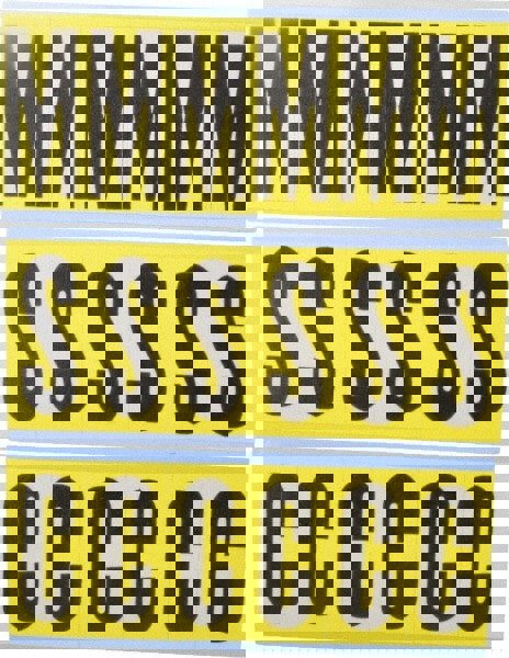 Number & Letter Label: 