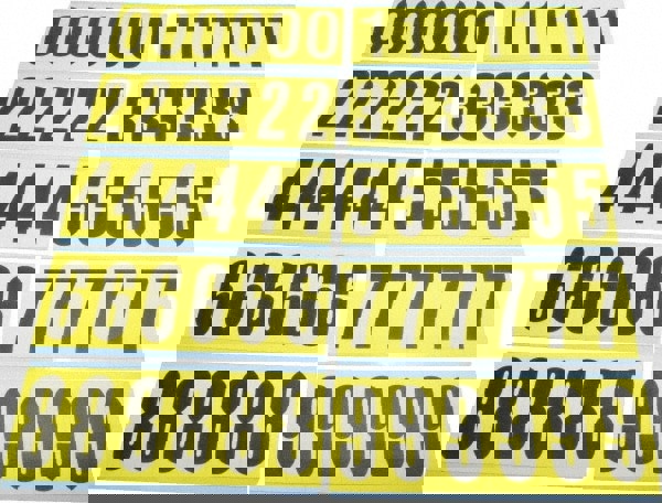 Number & Letter Label: 