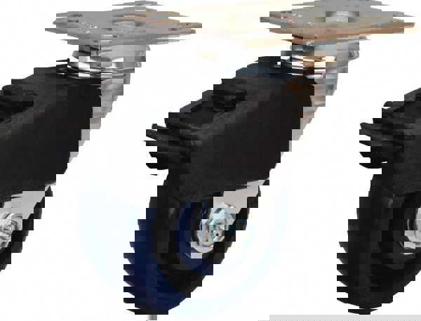 Swivel Top Plate Caster: Polyurethane, 4