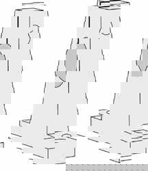 30mm Diam, Malleable Iron Alloy Shaft Support