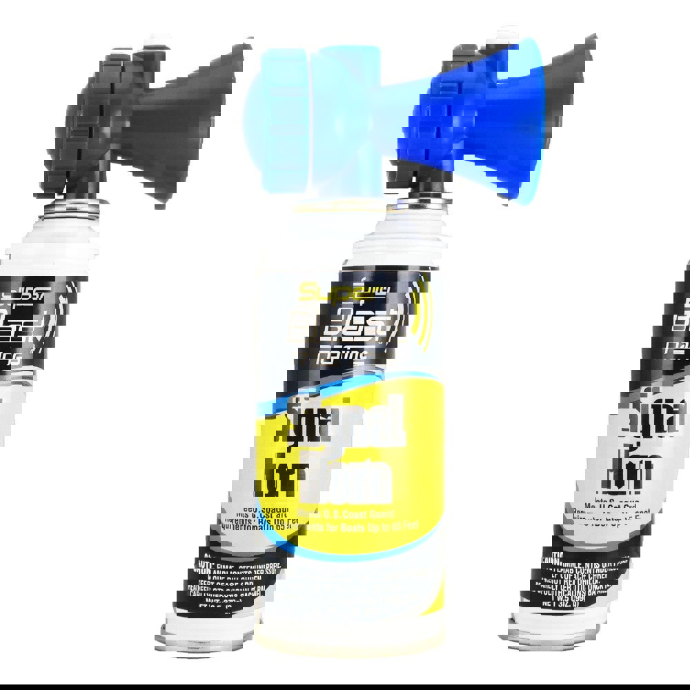 Super Blast Marine/Sports Horn meets U.S. Coast Guard Requirements for boats up to 64 feet/ 20 Meters. Produces a loud sound that can be heard from long distances and through heavy background noise. Great for boating, sports, personal safety, hiking and