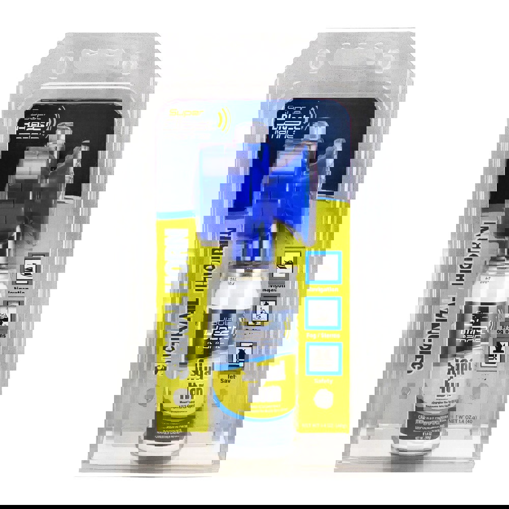 Super Blast Marine/Sports Horn meets U.S. Coast Guard Requirements for boats up to 64 feet/ 20 Meters. Produces a loud sound that can be heard from long distances and through heavy background noise. Great for boating, sports, personal safety, hiking and