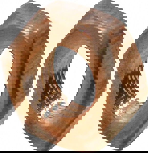 Machine Screw Hex Nut: 3/8-16, Grade Non-Graded Silicon Bronze, Bright/Uncoated Finish