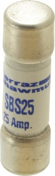 Cylindrical Fast-Acting Fuse: 25 A, 10.3 mm Dia