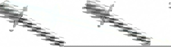 Open End Blind Rivet: Size 45, Dome Head, Steel Body, Steel Mandrel