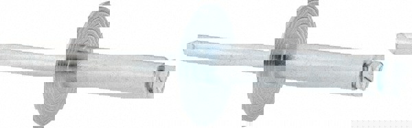 Open End Blind Rivet: Size 612, Large Flange Dome Head, Steel Body, Steel Mandrel