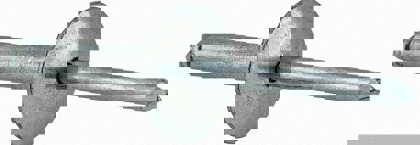 Open End Blind Rivet: Size 612, Large Flange Dome Head, Steel Body, Steel Mandrel