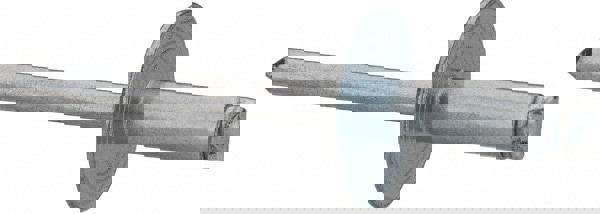 Open End Blind Rivet: Size 66, Large Flange Dome Head, Steel Body, Steel Mandrel