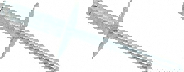 Open End Blind Rivet: Size 66, Large Flange Dome Head, Steel Body, Steel Mandrel