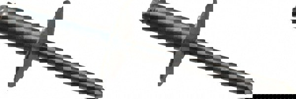 Open End Blind Rivet: Size 68, Large Flange Dome Head, Steel Body, Steel Mandrel