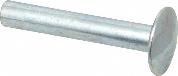 Flush on Both Sides Blind Rivet: Size 8-30, Dome Head, Steel Body, Steel Mandrel