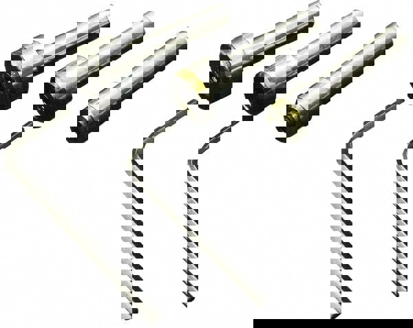 1/2 Inch Shank Diameter, 1/4 and 1/2 Inch Cutter Hole Diameter, Straight Shank Slitting and Slotting Saw Arbor