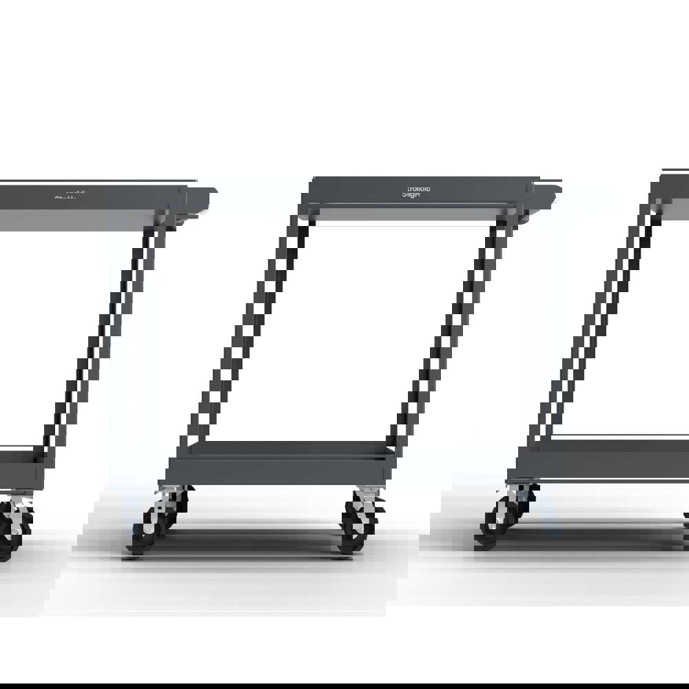 Service Utility Cart: Steel, Gray