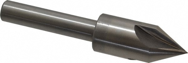 Countersink: 60 deg Included Angle, 4 Flute, High-Speed Steel, Right Hand