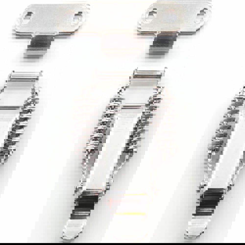 Spring Loaded Compression Draw Door Latch: 24 mm OAW, 10 mm OAH, 304 Stainless Steel, Polished Finish