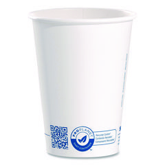 CUP,50-12OZ PAPER HOT,WH