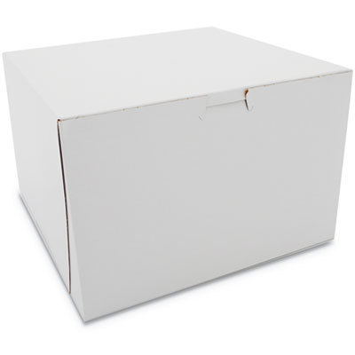 BOX,CAKE,9X9X6,LCKCRNR,WH