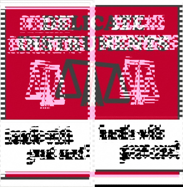 Label Maker Label: Red, Black on White, Paper, 4