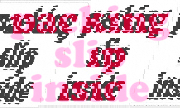 Label Maker Label: Red & White, Paper, 5