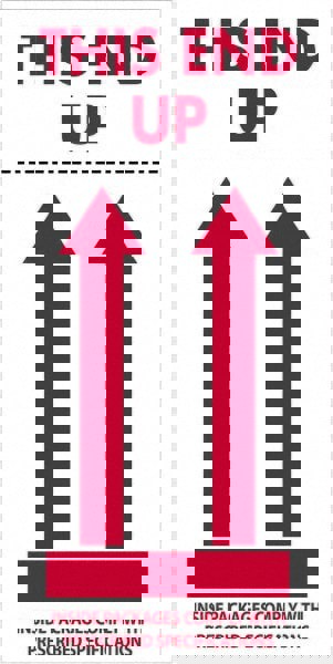 Label Maker Label: Red & White, Paper, 8