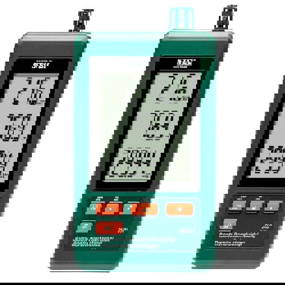 32 to 122&deg;F, 10 to 90% Humidity Range, Temp, Pressure Recorder