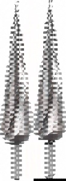 Step Drill Bits: Cobalt, 13 Hole Sizes