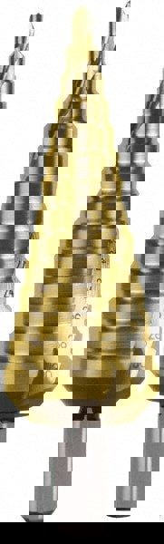 Step Drill Bits: High Speed Steel, 14 Hole Sizes