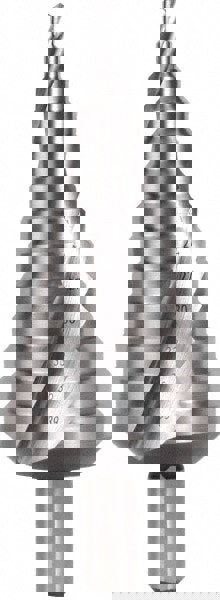 Step Drill Bits: High Speed Steel, 13 Hole Sizes